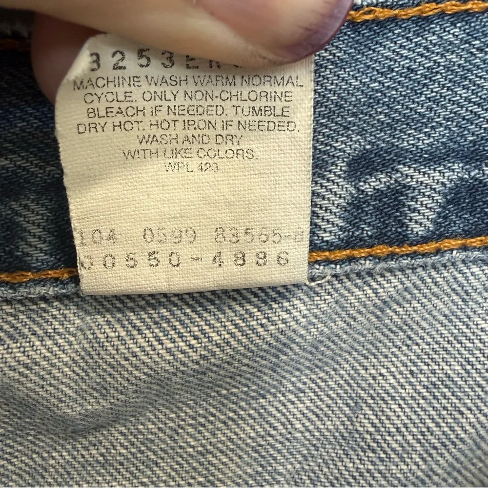 Vintage‎ Levi's Men's Straight Blue Jeans 34x34